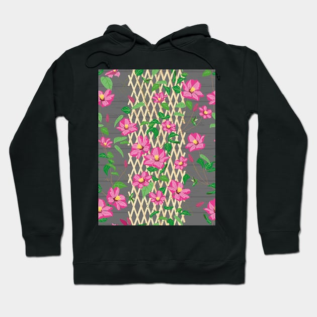 Clematis Trellis Hoodie by JaanaHalme